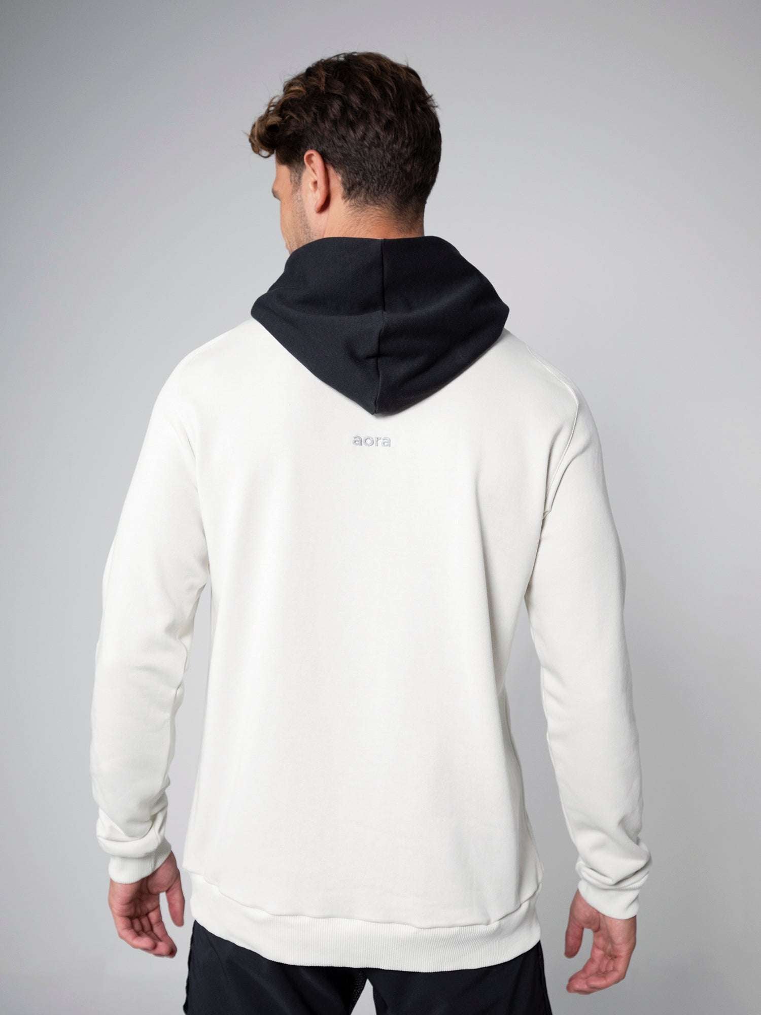 UNISEX CHROME QAZE BI-COLOR HOODIE For Men - Aora Athliesure Shop online in UAE