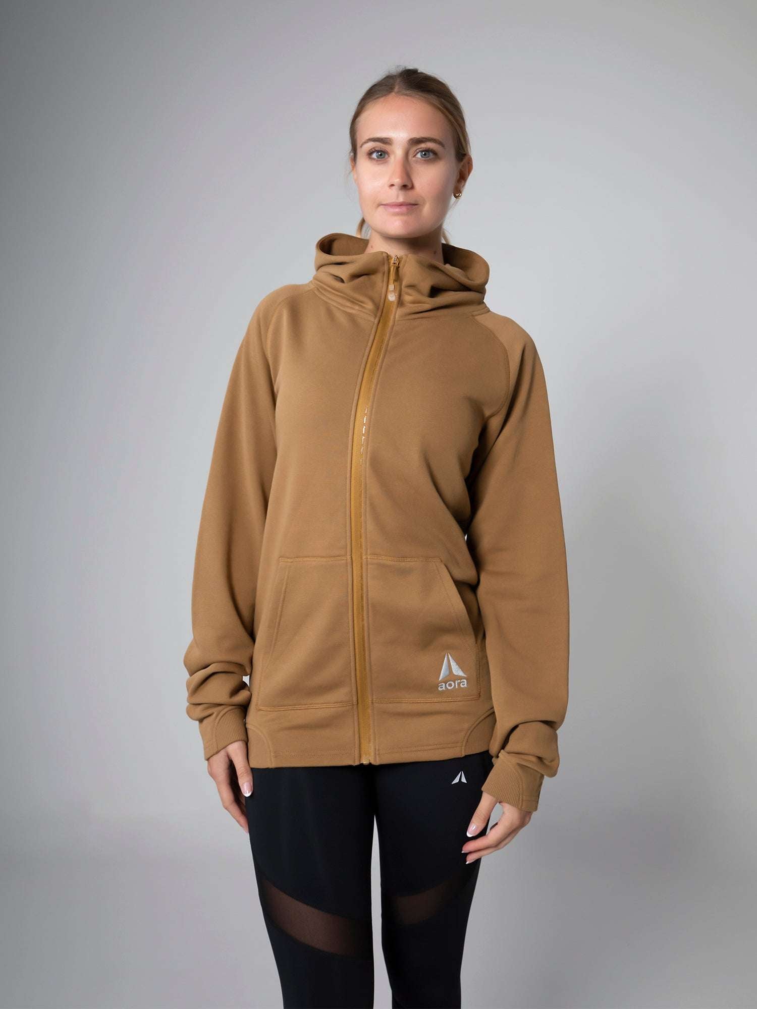 OVERSIZED ZIPPER HOODIE For Women - Aora Activewear Shop online in Dubai