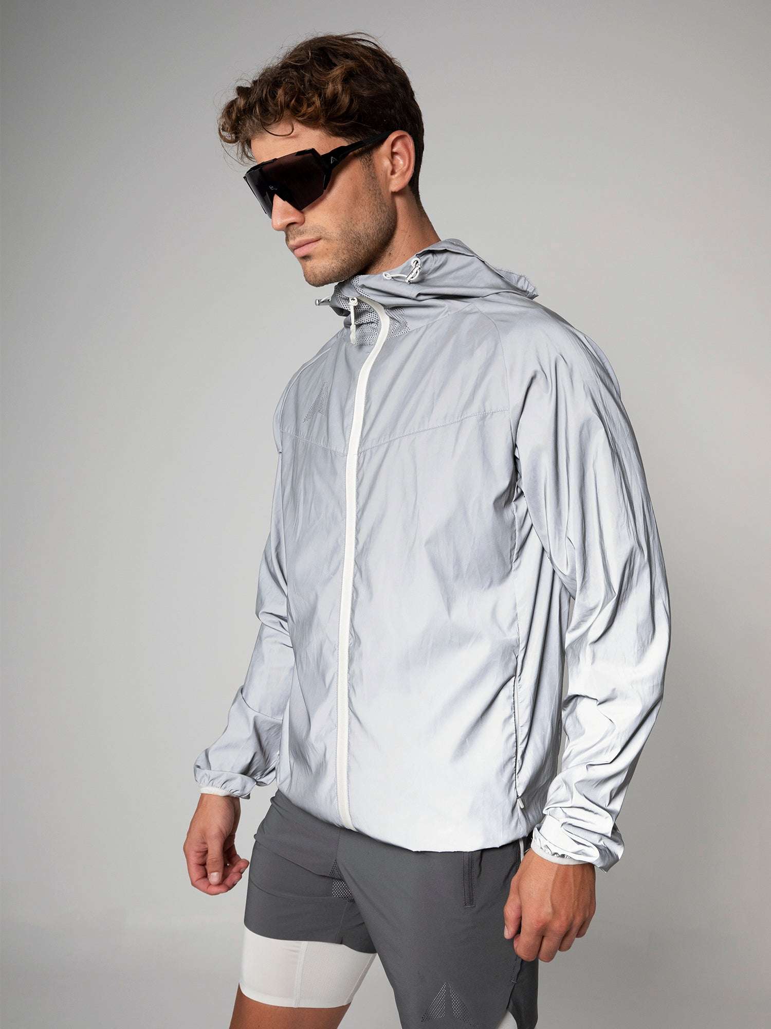 REFLECTIVE WINDBREAKER JACKET For Men - Aora Activewear Shop online in Dubai